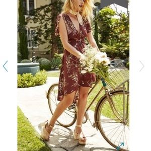 ASTR flower print Wrap dress